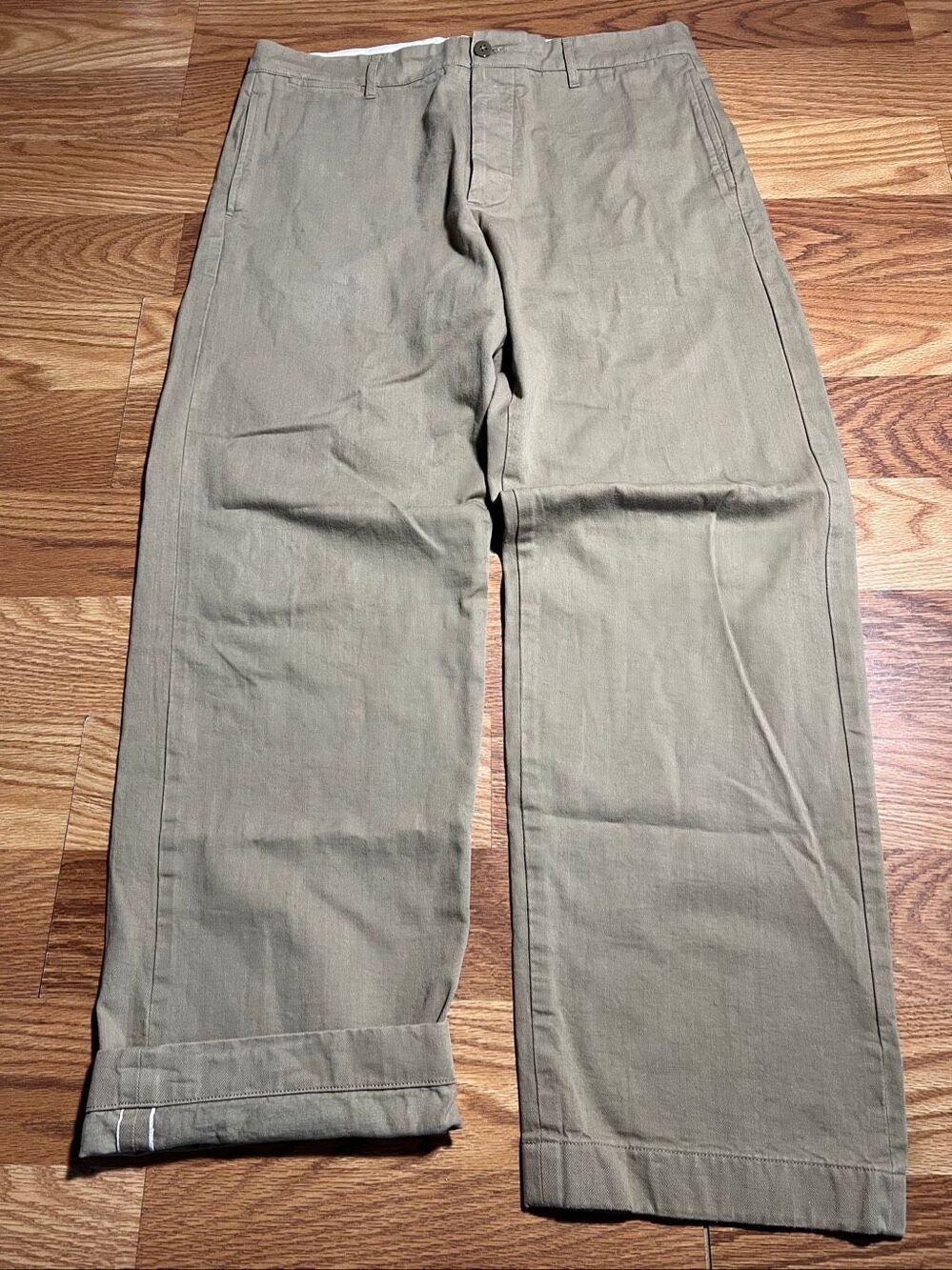 Todd Snyder Mens Japanese Selvedge Chino Pants 35x32